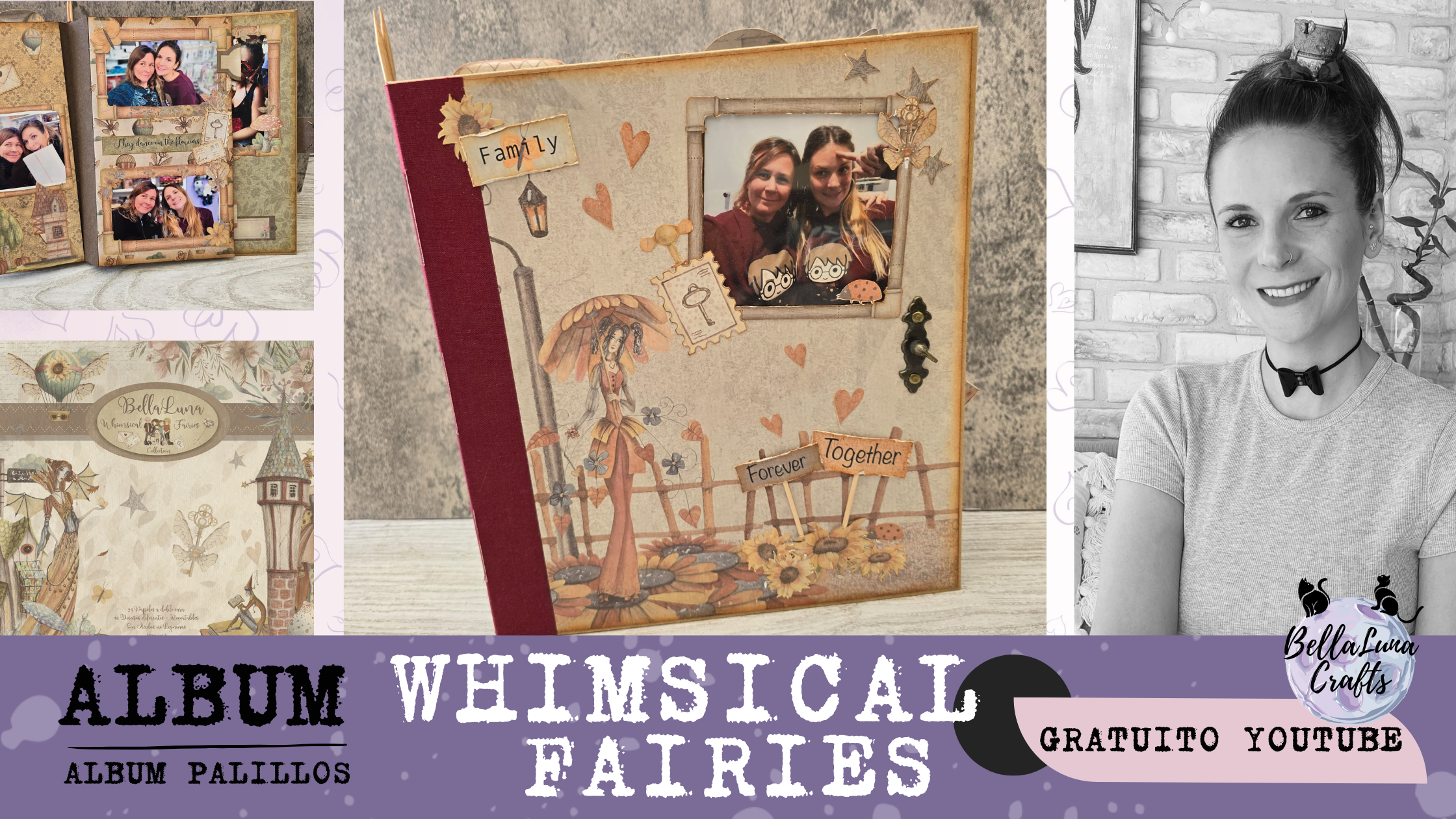 TALLER ONLINE ÁLBUM PALILLOS WHIMSICAL FAIRIES