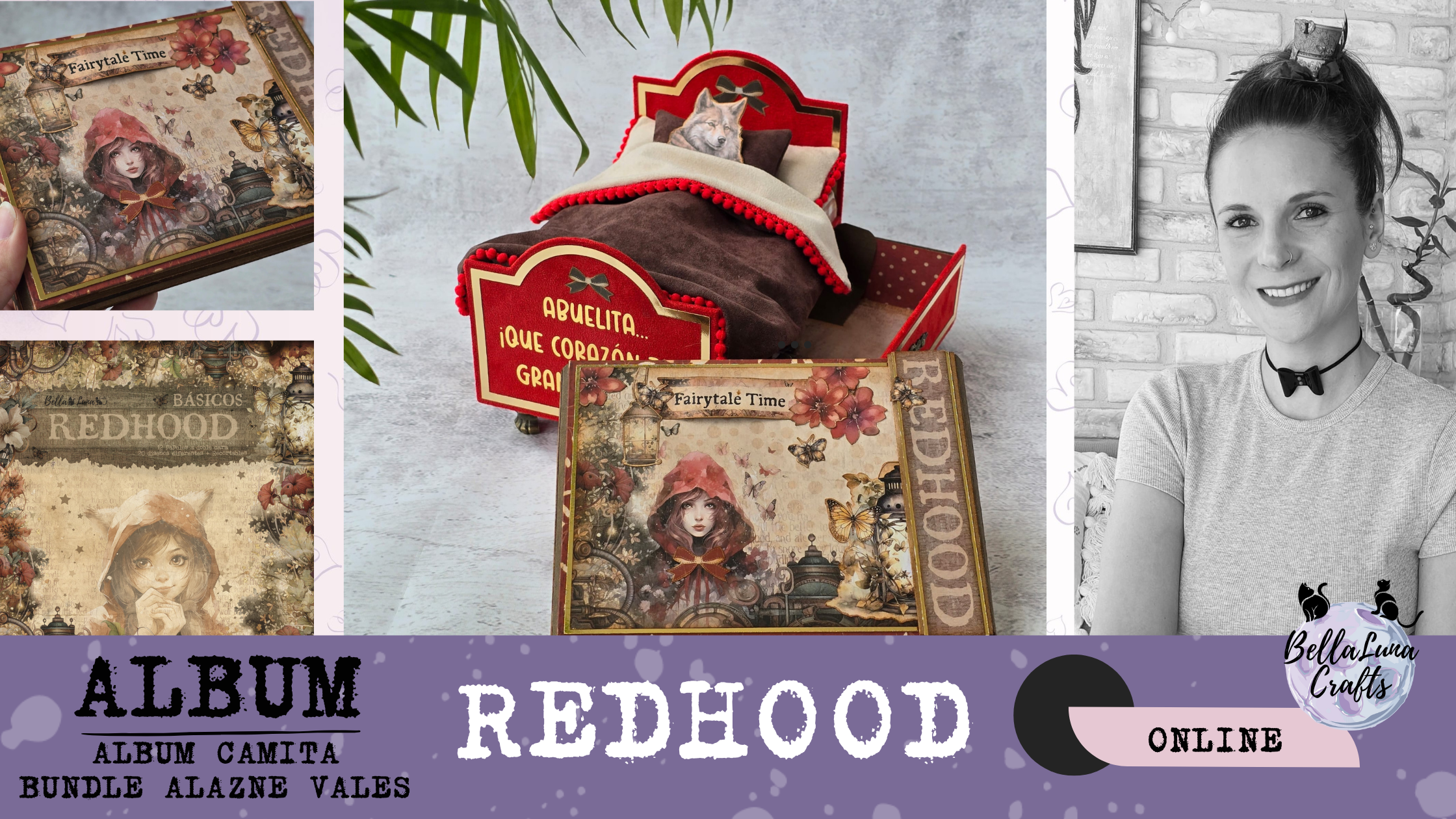 TALLER ONLINE ALBUM CAMITA REDHOOD