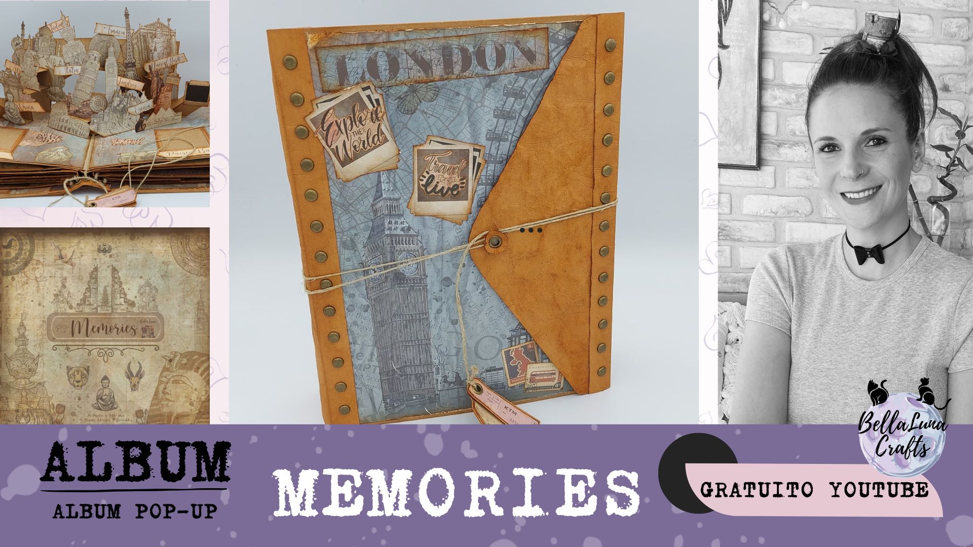 TALLER ONLINE ALBUM POP-UP MEMORIES