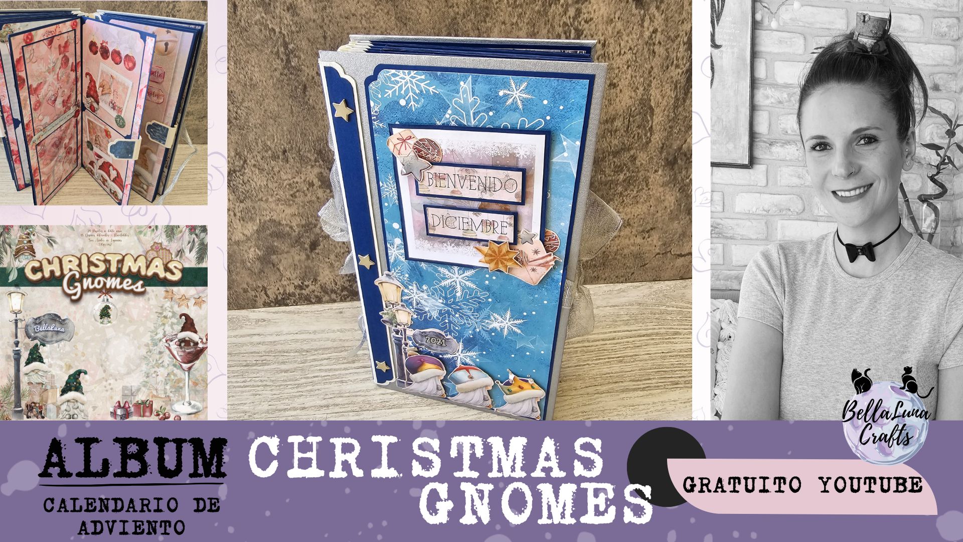 TALLER ONLINE ALBUM CALENDARIO DE ADVIENTO CHRISTMAS GNOMES